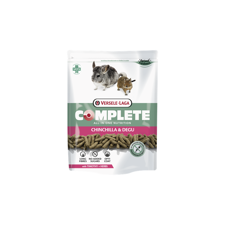 CHINCHILLA/DEGU COMPLETE  500 GRS.(UXC6)