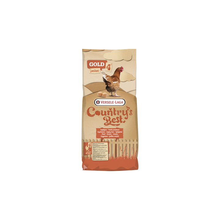 Gold 4 pellet–granulado p. postura  20 K